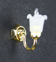 22001 Heidi Ott Dollhouse Miniature Light 1: 12 Scale Wall Lamp